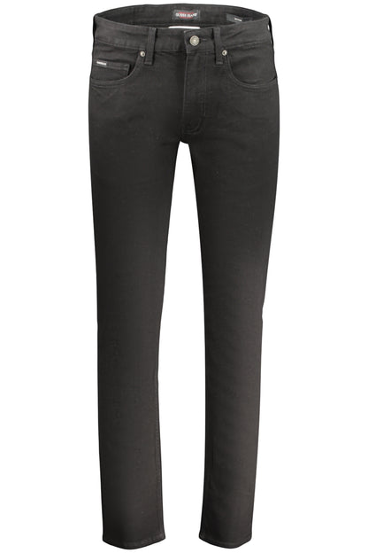 GUESS JEANS MEN'S DENIM JEANS BLACK