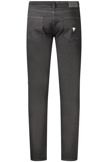 GUESS JEANS MEN'S DENIM JEANS BLACK