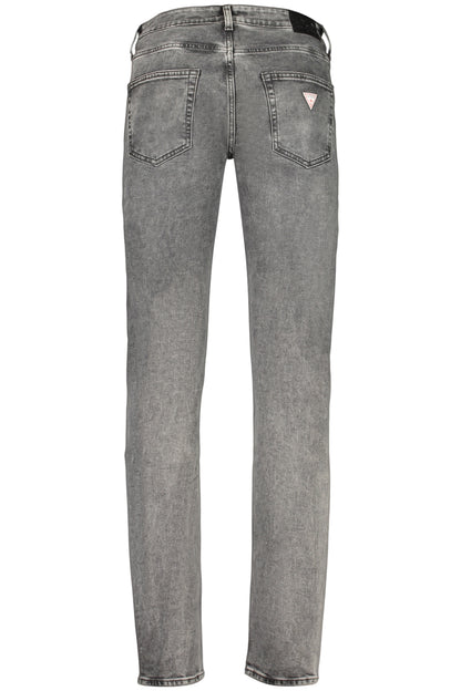 GUESS JEANS MEN'S DENIM JEANS BLACK