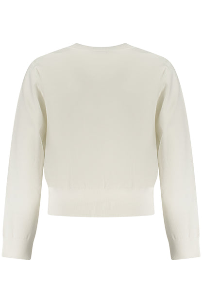 GUESS JEANS WHITE SWEATER FOR GIRLS