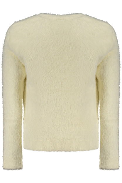 GUESS JEANS WHITE SWEATER FOR GIRLS