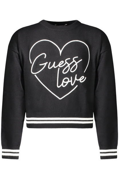 GUESS JEANS BLACK SWEATER FOR GIRLS