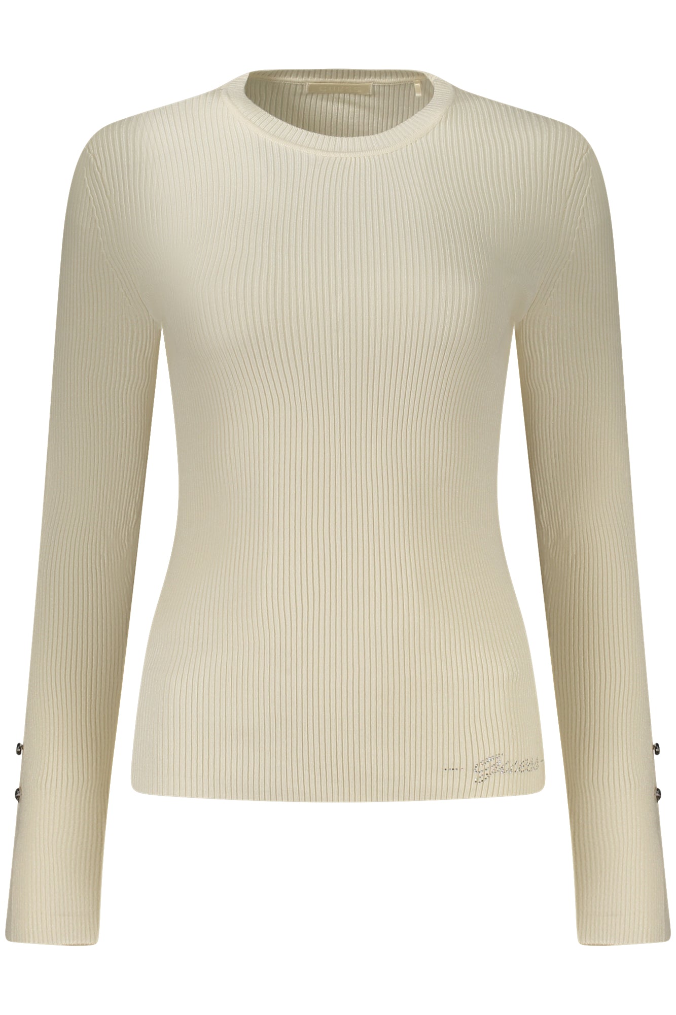 GUESS JEANS WOMEN'S WHITE SWEATER