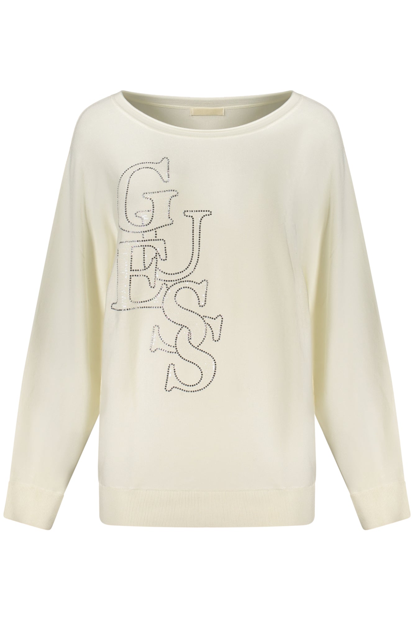 GUESS JEANS WOMEN'S WHITE SWEATER