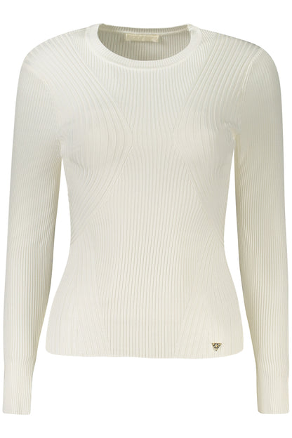GUESS JEANS WOMEN'S WHITE SWEATER
