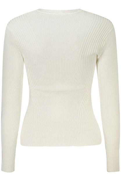 GUESS JEANS WOMEN'S WHITE SWEATER