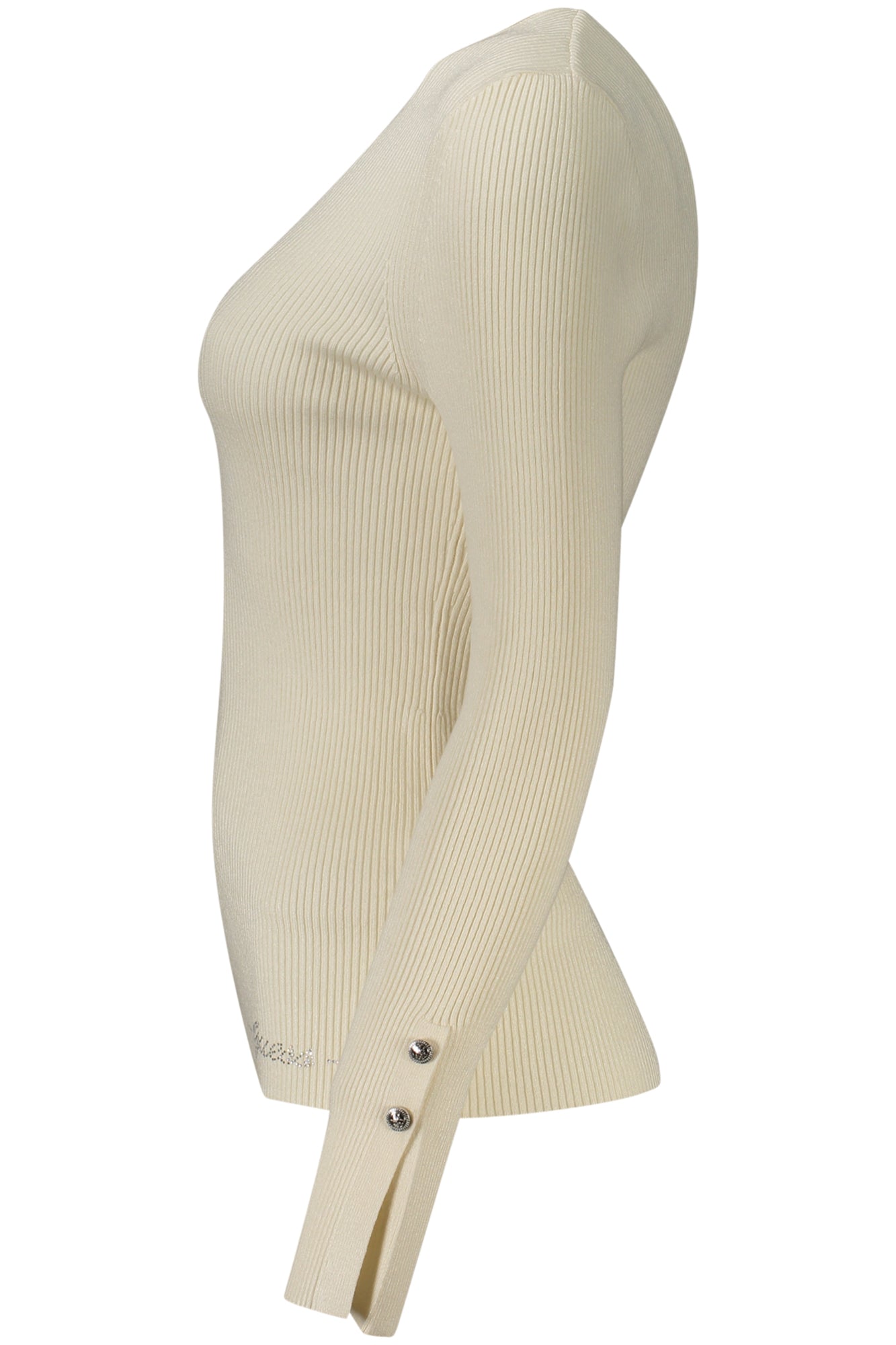 GUESS JEANS WOMEN'S WHITE SWEATER