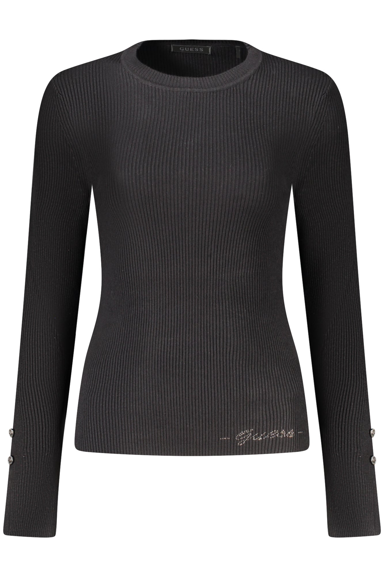 GUESS JEANS WOMEN'S BLACK SWEATER