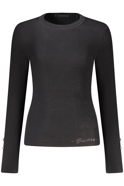 GUESS JEANS WOMEN'S BLACK SWEATER