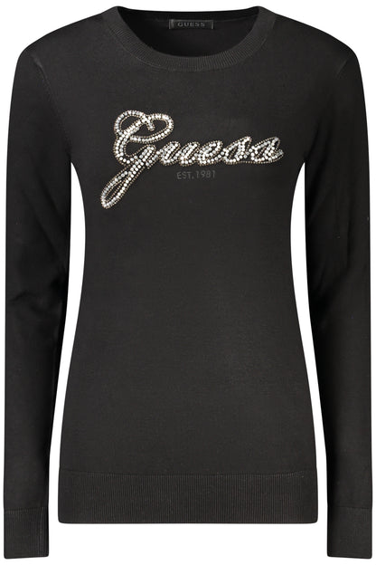 GUESS JEANS WOMEN'S BLACK SWEATER