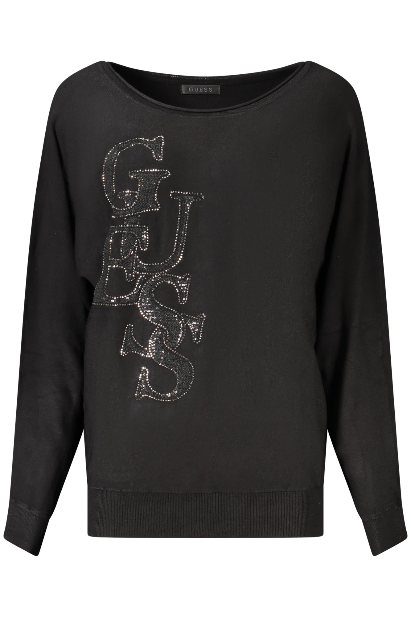 GUESS JEANS WOMEN'S BLACK SWEATER