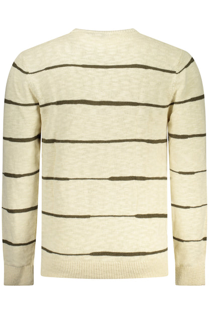 GUESS JEANS MEN'S BEIGE SWEATER