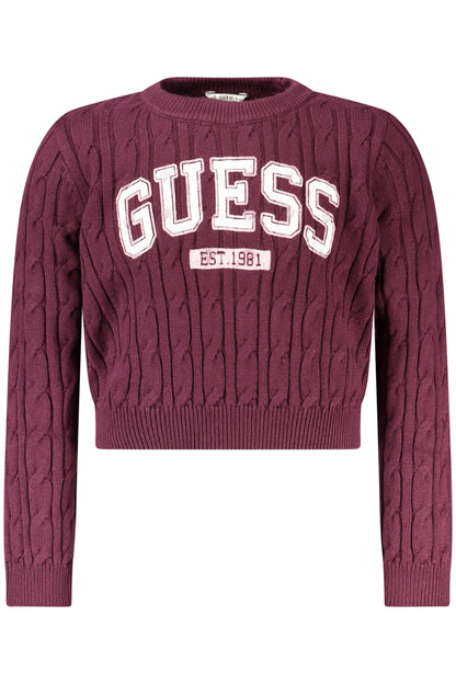 GUESS JEANS PURPLE SWEATER FOR GIRLS