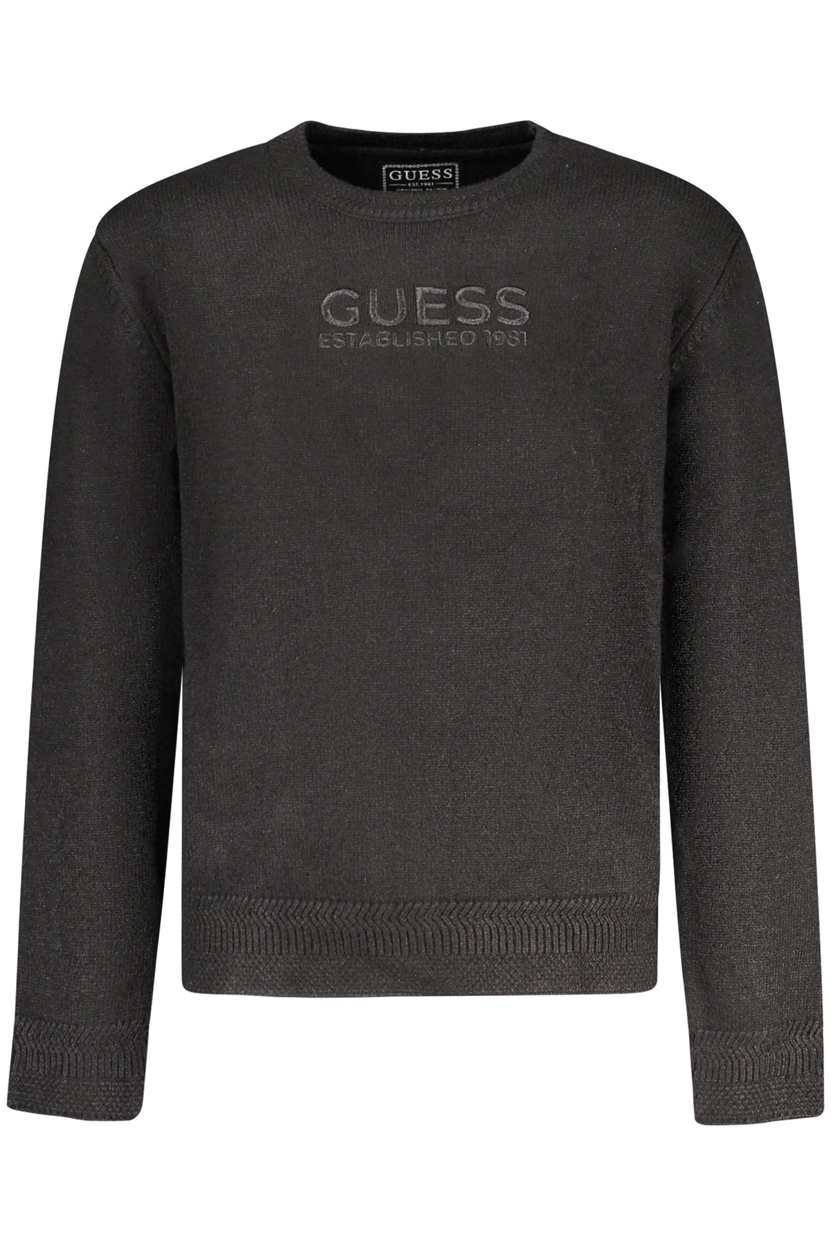 GUESS JEANS BLACK SWEATER FOR KIDS