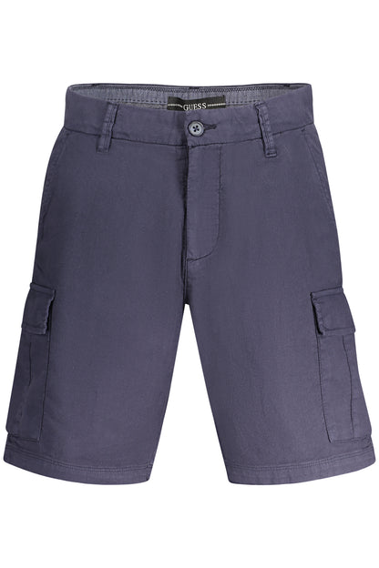 GUESS JEANS MEN'S BERMUDA PANTS BLUE