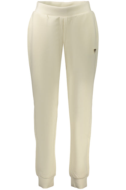 GUESS JEANS WOMEN'S WHITE TROUSERS