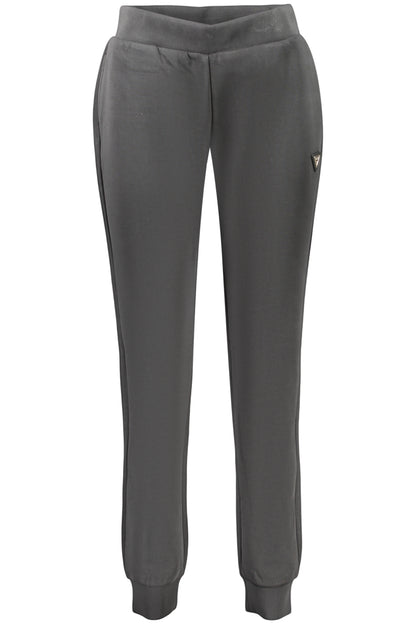 GUESS JEANS WOMEN'S BLACK TROUSERS