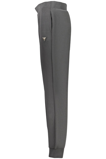 GUESS JEANS WOMEN'S BLACK TROUSERS