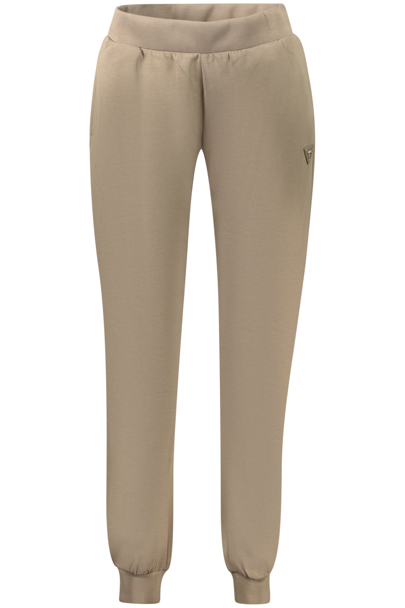 GUESS JEANS WOMEN'S GREEN TROUSERS
