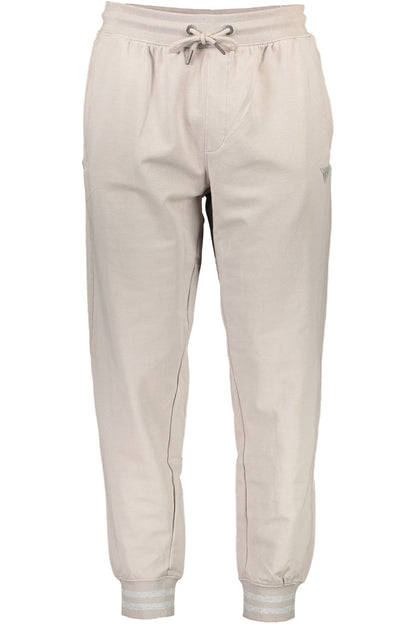 GUESS JEANS MEN'S BEIGE TROUSERS