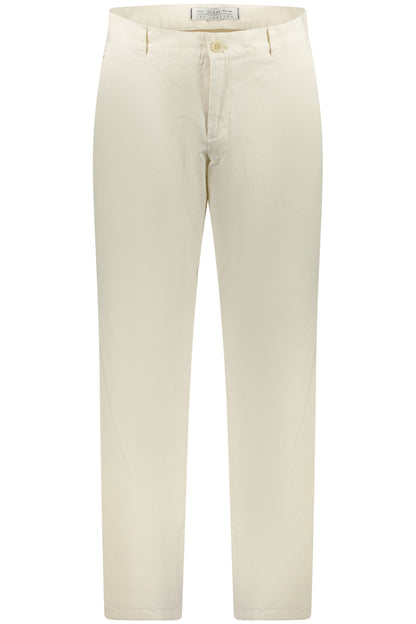 GUESS JEANS MEN'S WHITE TROUSERS