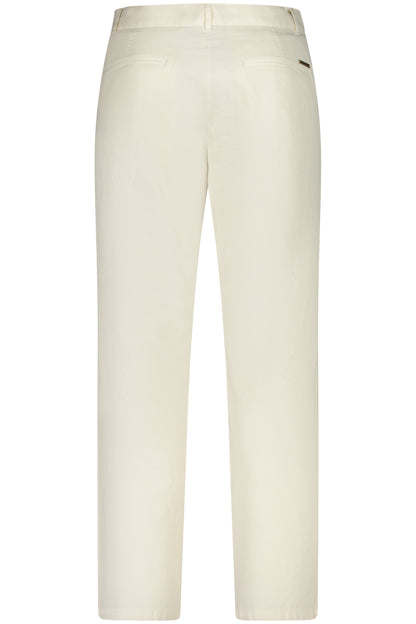 GUESS JEANS MEN'S WHITE TROUSERS