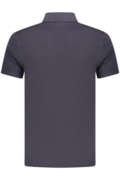 GUESS JEANS MEN'S SHORT-SLEEVE POLO SHIRT, BLUE
