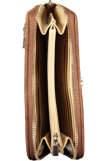 GUESS JEANS WOMEN'S BEIGE WALLET