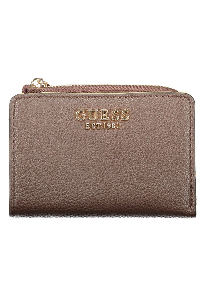 GUESS JEANS WOMEN'S BROWN WALLET