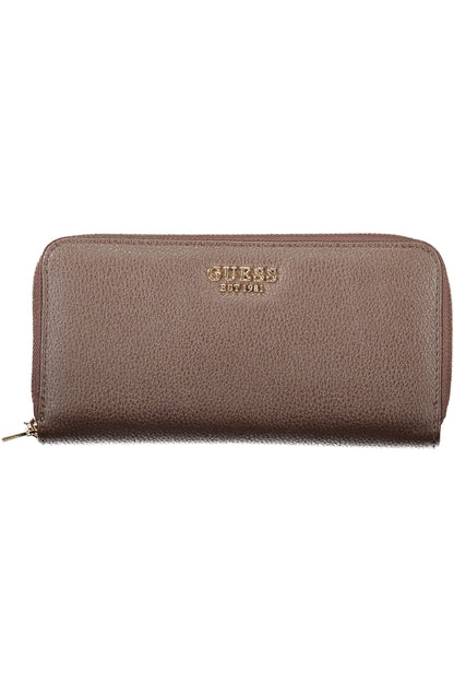 GUESS JEANS WOMEN'S BROWN WALLET