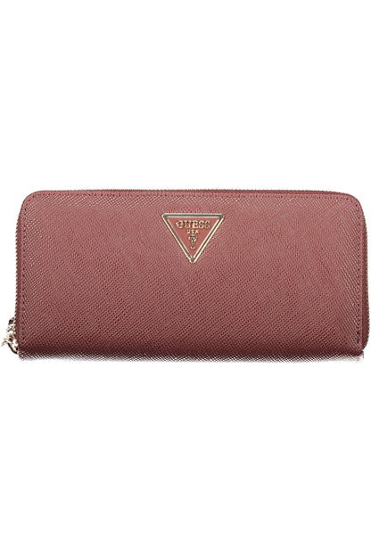 GUESS JEANS WOMEN'S BROWN WALLET