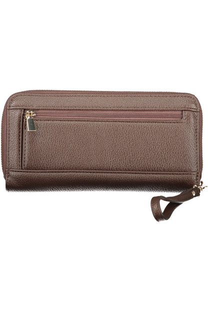 GUESS JEANS WOMEN'S BROWN WALLET