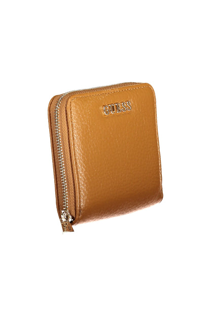 GUESS JEANS WOMEN'S BROWN WALLET