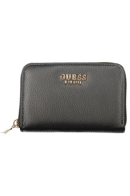 Portefeuille noir pour femme Guess Jeans
