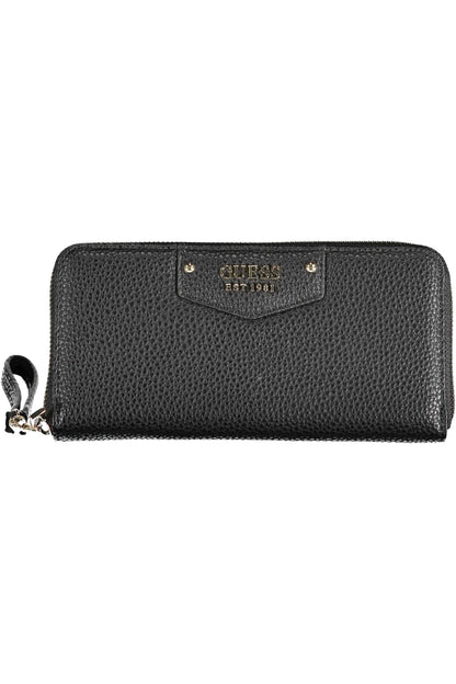 GUESS JEANS WOMEN'S WALLET BLACK