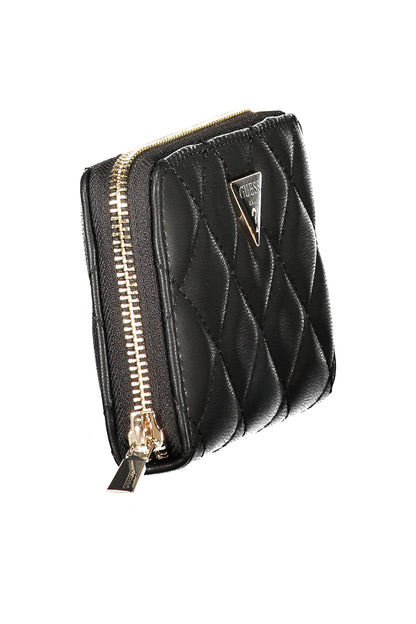 Portefeuille noir pour femme Guess Jeans