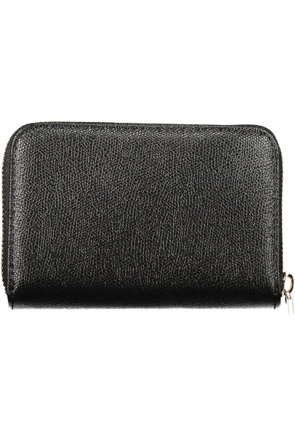 Portefeuille noir pour femme Guess Jeans