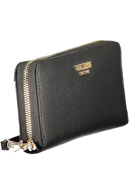 GUESS JEANS WOMEN'S BLACK WALLET