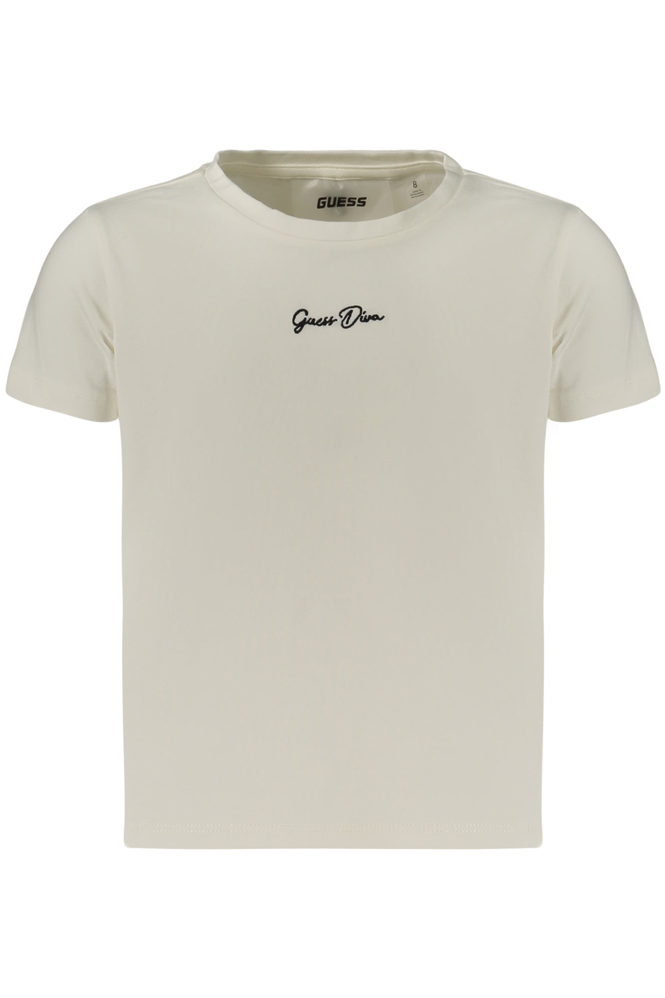 GUESS JEANS SHORT-SLEEVED T-SHIRT FOR GIRLS, WHITE