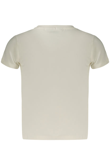GUESS JEANS SHORT-SLEEVED T-SHIRT FOR GIRLS, WHITE