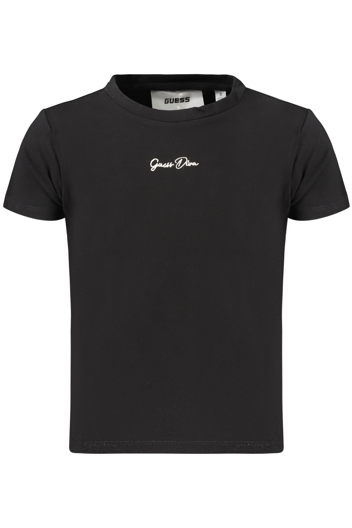 GUESS JEANS SHORT-SLEEVED T-SHIRT FOR GIRLS, BLACK