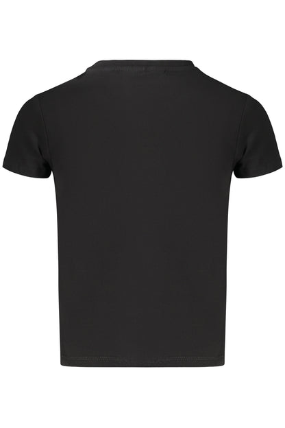 GUESS JEANS SHORT-SLEEVED T-SHIRT FOR GIRLS, BLACK