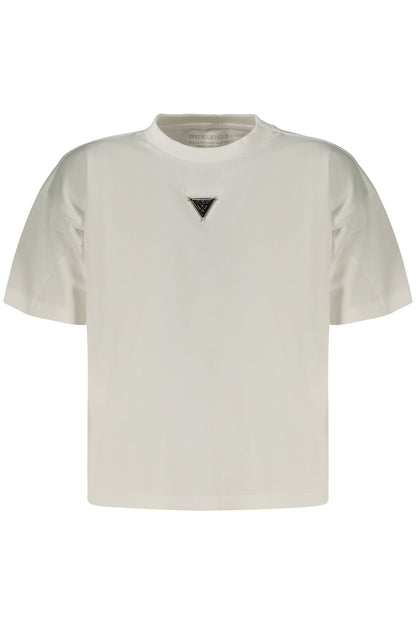 GUESS JEANS SHORT-SLEEVED T-SHIRT FOR KIDS, WHITE
