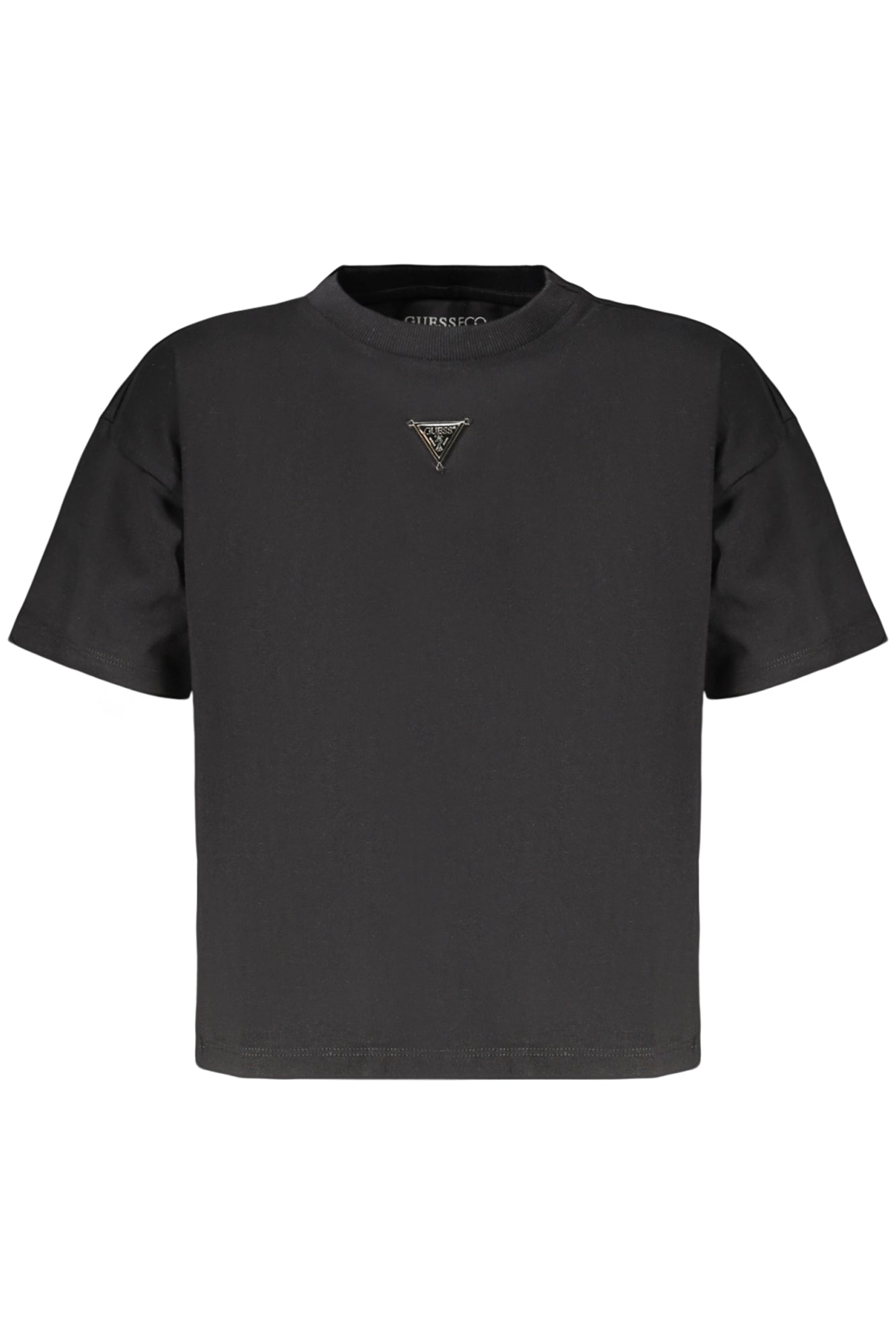 GUESS JEANS SHORT-SLEEVED T-SHIRT FOR KIDS, BLACK