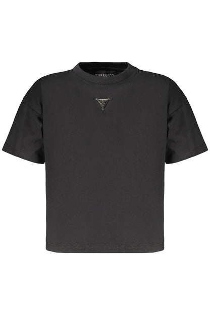 GUESS JEANS SHORT-SLEEVED T-SHIRT FOR KIDS, BLACK