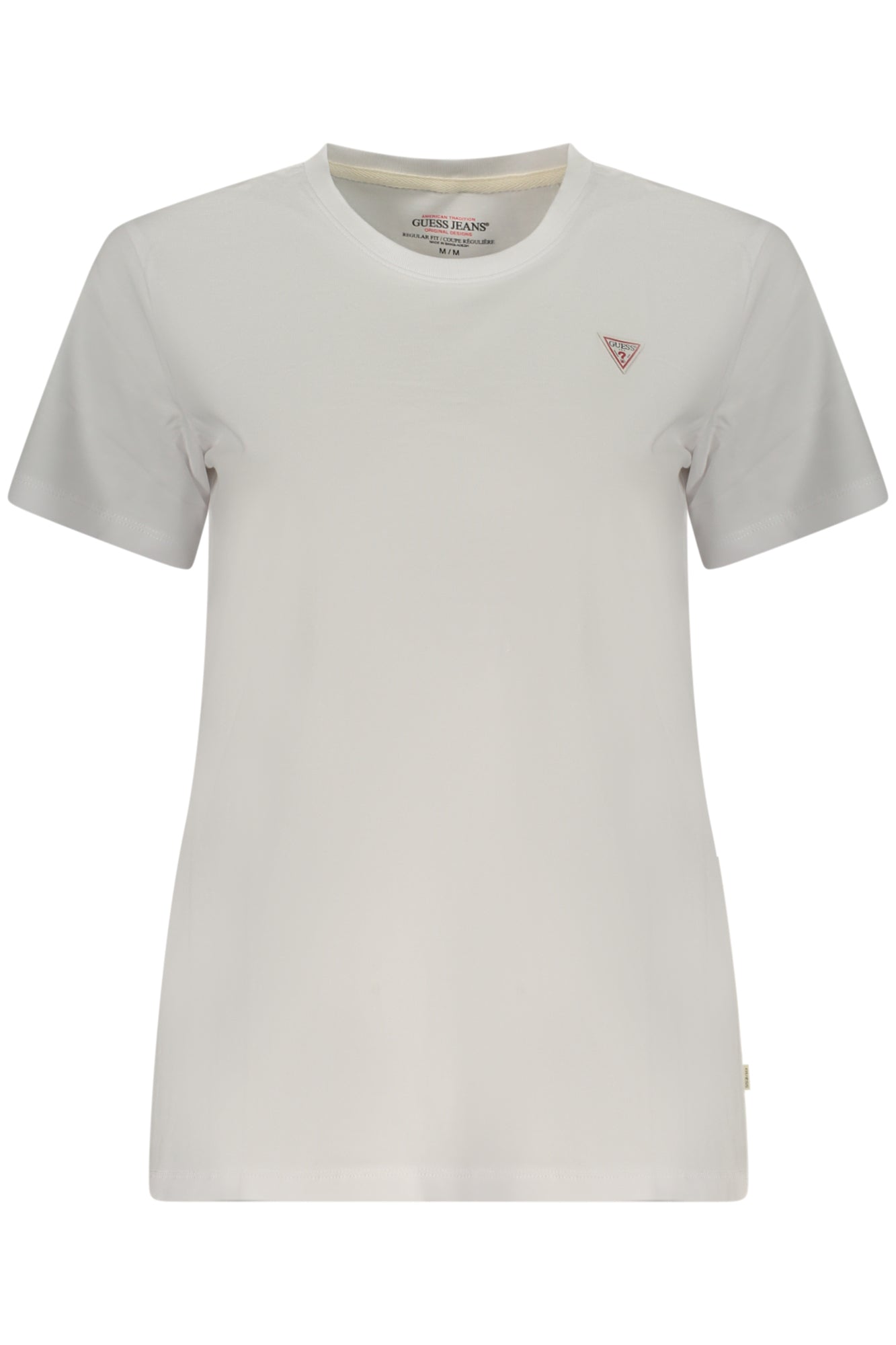 GUESS JEANS WOMEN'S SHORT-SLEEVE T-SHIRT WHITE