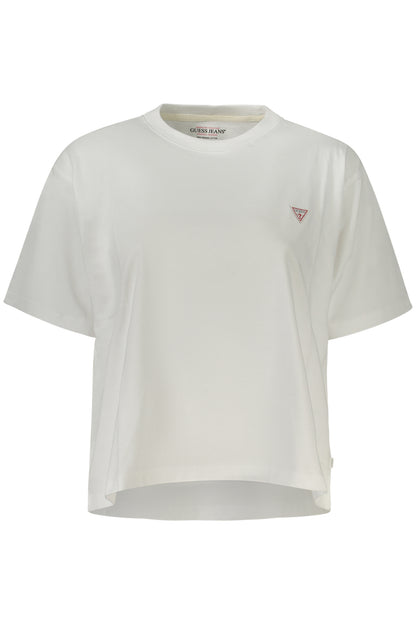 GUESS JEANS WOMEN'S SHORT-SLEEVE T-SHIRT WHITE