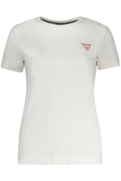 GUESS JEANS SHORT SLEEVE T-SHIRT WOMEN WHITE