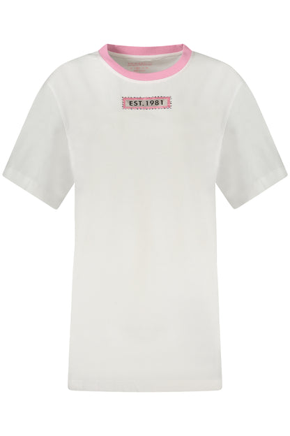 GUESS JEANS SHORT SLEEVE T-SHIRT WOMEN WHITE
