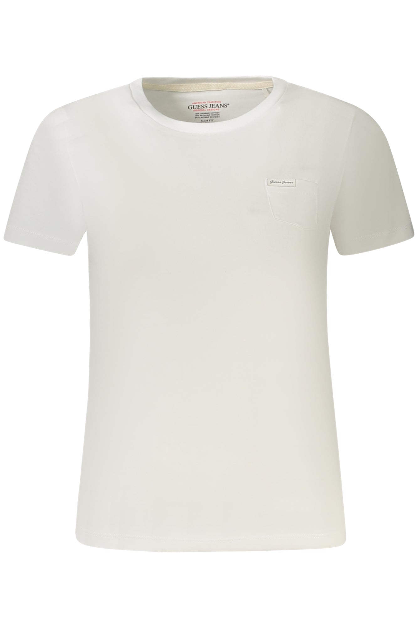 GUESS JEANS SHORT SLEEVE T-SHIRT WOMEN WHITE